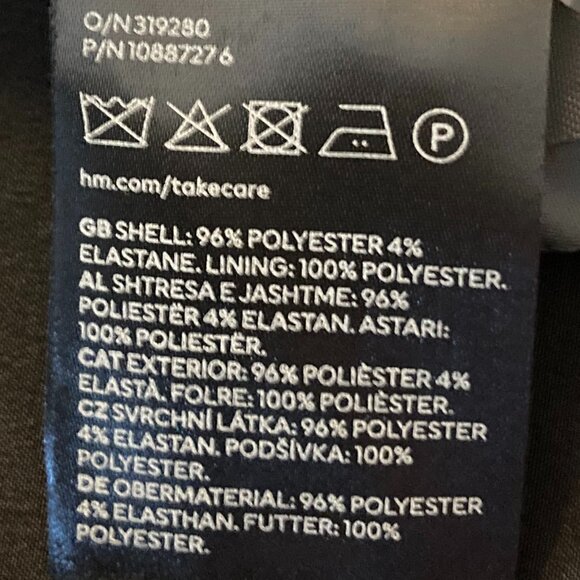 H & M Double-Breasted Blazer Jacket Women Size XXL - Picture 6 of 16